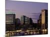 Inner Harbor at Dusk, Baltimore, Maryland-Jim Schwabel-Mounted Photographic Print