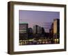 Inner Harbor at Dusk, Baltimore, Maryland-Jim Schwabel-Framed Photographic Print