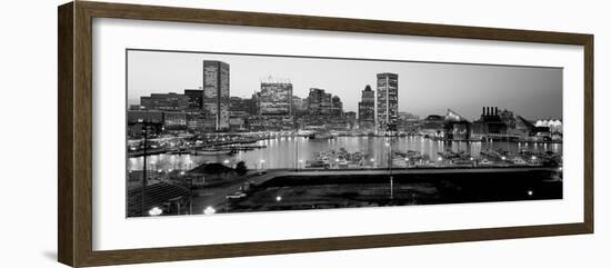 Inner Harbor, Baltimore, Maryland, USA-null-Framed Premium Photographic Print