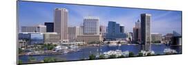 Inner Harbor Federal Hill Skyline Baltimore, MD-null-Mounted Photographic Print