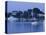 Inner Harbour, Edgar Town, Martha's Vineyard, Massachusetts, USA-Walter Bibikow-Stretched Canvas