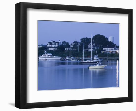 Inner Harbour, Edgar Town, Martha's Vineyard, Massachusetts, USA-Walter Bibikow-Framed Photographic Print