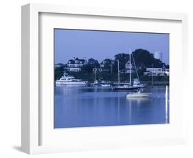 Inner Harbour, Edgar Town, Martha's Vineyard, Massachusetts, USA-Walter Bibikow-Framed Photographic Print