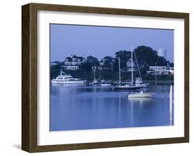 Inner Harbour, Edgar Town, Martha's Vineyard, Massachusetts, USA-Walter Bibikow-Framed Photographic Print