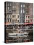 Inner Harbour, Honfleur, Normandy, France, Europe-Nick Servian-Stretched Canvas