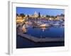 Inner Harbour with Parliament Building, Victoria, Vancouver Island, British Columbia, Canada, North-Martin Child-Framed Photographic Print