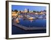 Inner Harbour with Parliament Building, Victoria, Vancouver Island, British Columbia, Canada, North-Martin Child-Framed Photographic Print