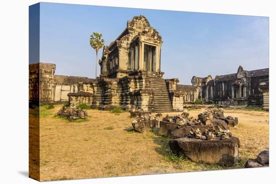 Inner Raised Terrace at Angkor Wat-Michael Nolan-Stretched Canvas