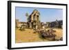 Inner Raised Terrace at Angkor Wat-Michael Nolan-Framed Photographic Print