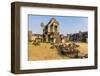 Inner Raised Terrace at Angkor Wat-Michael Nolan-Framed Photographic Print