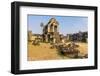 Inner Raised Terrace at Angkor Wat-Michael Nolan-Framed Photographic Print