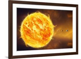 Inner Solar System, Artwork-Henning Dalhoff-Framed Photographic Print