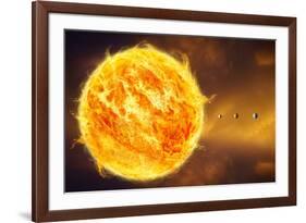 Inner Solar System, Artwork-Henning Dalhoff-Framed Photographic Print