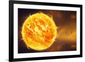 Inner Solar System, Artwork-Henning Dalhoff-Framed Photographic Print