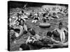 Inner Tube Floating Party on the Apple River-Alfred Eisenstaedt-Stretched Canvas