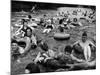 Inner Tube Floating Party on the Apple River-Alfred Eisenstaedt-Mounted Photographic Print