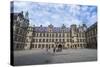 Inner Yard in Kronborg Renaissance Castlehelsingor, Denmark, Scandinavia, Europe-Michael Runkel-Stretched Canvas