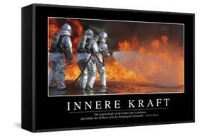 Innere Kraft: Motivationsposter Mit Inspirierendem Zitat-null-Framed Stretched Canvas