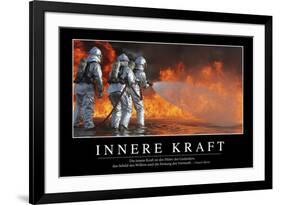 Innere Kraft: Motivationsposter Mit Inspirierendem Zitat-null-Framed Photographic Print