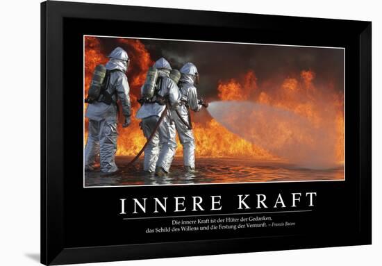 Innere Kraft: Motivationsposter Mit Inspirierendem Zitat-null-Framed Photographic Print