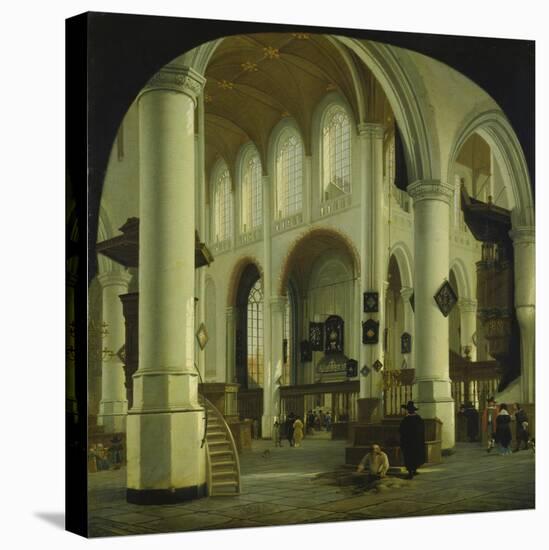 Inneres der Alten Kirche in Delft. 1659-Hendrik Cornelisz van Vliet-Stretched Canvas