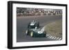 Innes Ireland Driving a Lotus 18, Dutch Grand Prix, Zandvoort, 1960-null-Framed Photographic Print