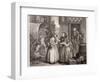 Innocence Betrayed, or the Journey to London, Plate I of the Harlot's Progress, 1732-William Hogarth-Framed Giclee Print