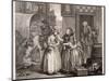 Innocence Betrayed, or the Journey to London, Plate I of the Harlot's Progress, 1732-William Hogarth-Mounted Giclee Print