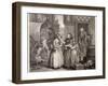 Innocence Betrayed, or the Journey to London, Plate I of the Harlot's Progress, 1732-William Hogarth-Framed Giclee Print