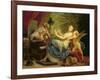 Innocence Seduced by Love, 1886 (Oil on Canvas)-Henri Pierre Picou-Framed Giclee Print