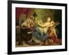 Innocence Seduced by Love, 1886 (Oil on Canvas)-Henri Pierre Picou-Framed Giclee Print