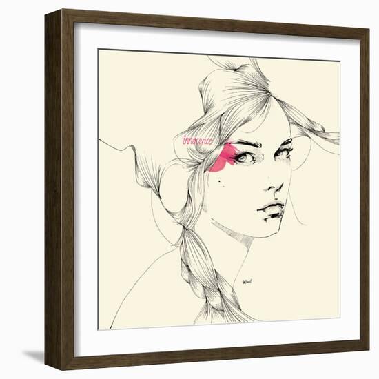 Innocence-Manuel Rebollo-Framed Art Print