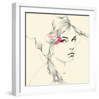 Innocence-Manuel Rebollo-Framed Art Print