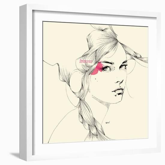 Innocence-Manuel Rebollo-Framed Art Print