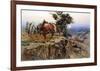 Innocent Allies-Charles Marion Russell-Framed Art Print