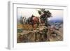 Innocent Allies-Charles Marion Russell-Framed Art Print