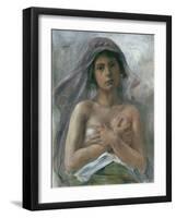 Innocentia (Innocence), 1890-Lovis Corinth-Framed Giclee Print