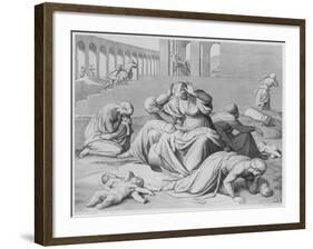 Innocents Massacred-Friedrich Overbeck-Framed Art Print