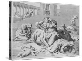 Innocents Massacred-Friedrich Overbeck-Stretched Canvas
