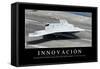 Innovación. Cita Inspiradora Y Póster Motivacional-null-Framed Stretched Canvas