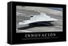 Innovación. Cita Inspiradora Y Póster Motivacional-null-Framed Stretched Canvas