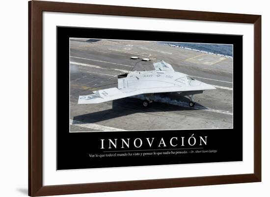 Innovación. Cita Inspiradora Y Póster Motivacional-null-Framed Photographic Print