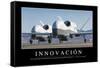 Innovación. Cita Inspiradora Y Póster Motivacional-null-Framed Stretched Canvas