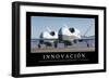 Innovación. Cita Inspiradora Y Póster Motivacional-null-Framed Premium Photographic Print