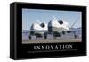 Innovation: Citation Et Affiche D'Inspiration Et Motivation-null-Framed Stretched Canvas