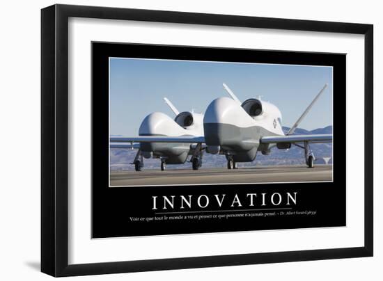 Innovation: Citation Et Affiche D'Inspiration Et Motivation-null-Framed Photographic Print