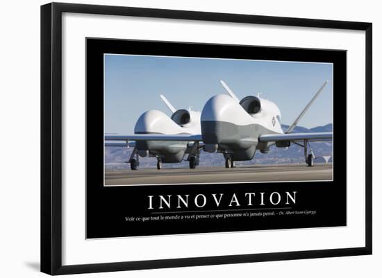 Innovation: Citation Et Affiche D'Inspiration Et Motivation-null-Framed Photographic Print