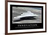 Innovation: Inspirational Quote and Motivational Poster-null-Framed Photographic Print