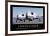 Innovation: Inspirational Quote and Motivational Poster-null-Framed Photographic Print