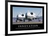 Innovation: Inspirational Quote and Motivational Poster-null-Framed Photographic Print